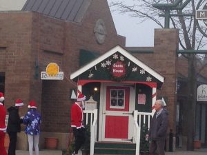 Of course it’s not a Santa Run without a Santa House.   