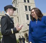 Duckworth, decorated combat vet, returns to salute ROTC Class of 2017