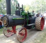 Restored vintage steam-powered tractor showcased at club’s annual show