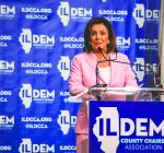 U.S. House Speaker Pelosi cites Illinois as example for national Dems