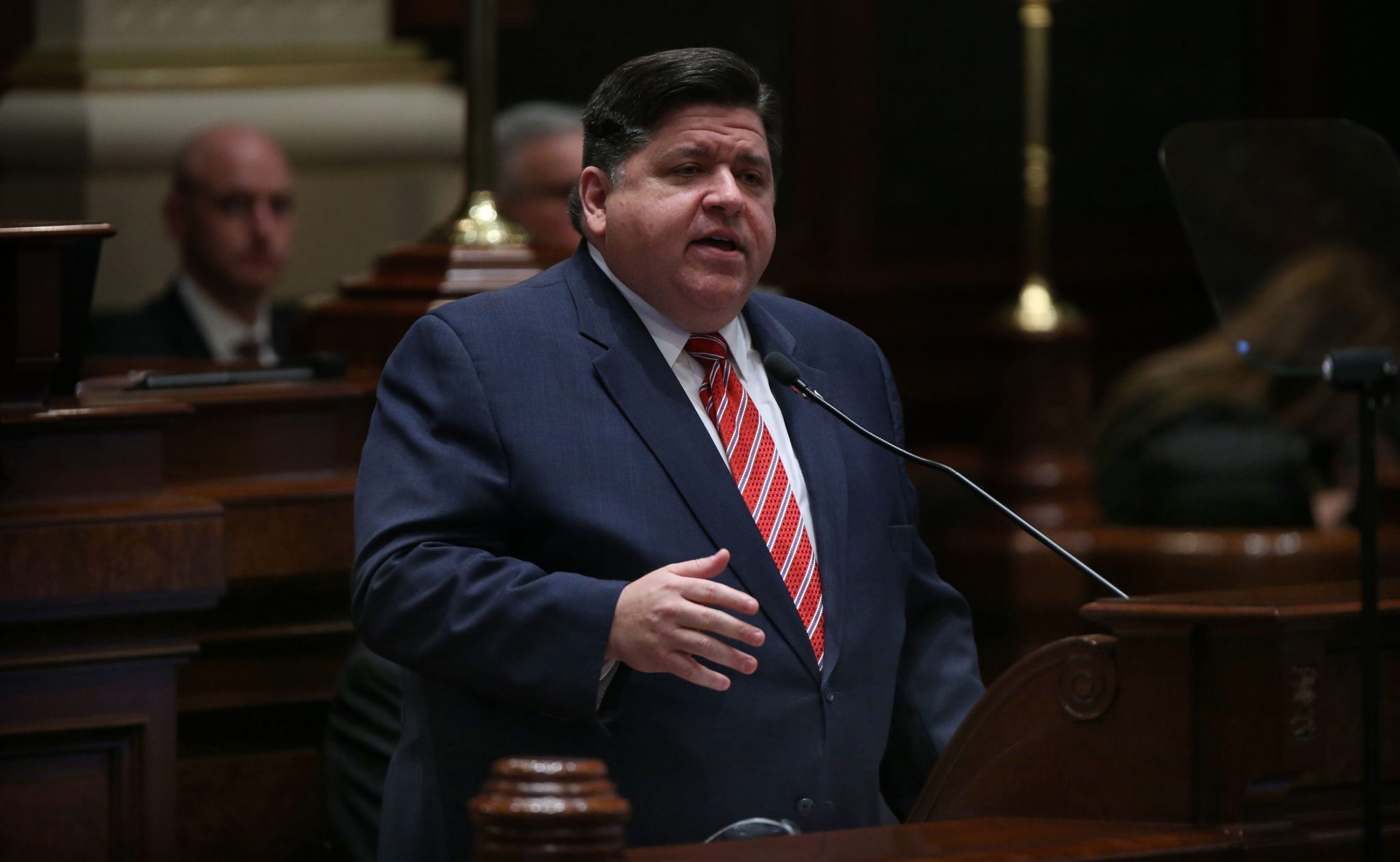 Pritzker Paints Two Budget Pictures: One With Graduated Tax, One ...