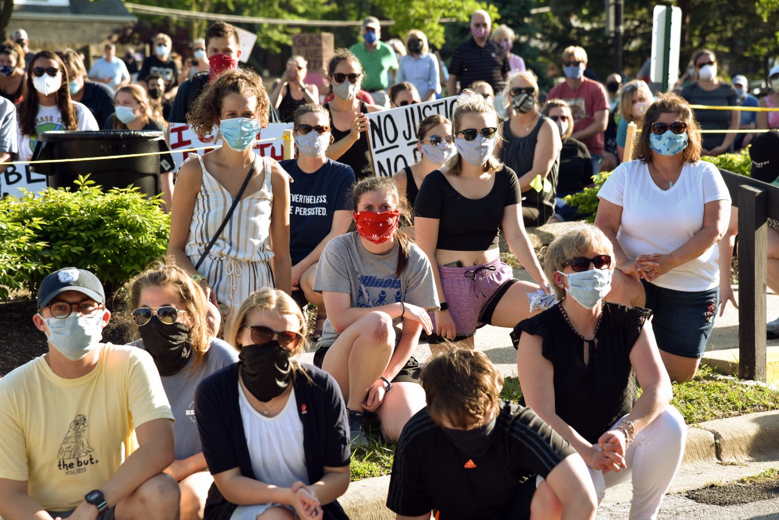 Peaceful gathering in Park Ridge promotes racial justice Chronicle Media