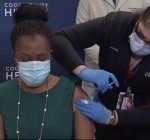 Illinois health director receives COVID-19 vaccination