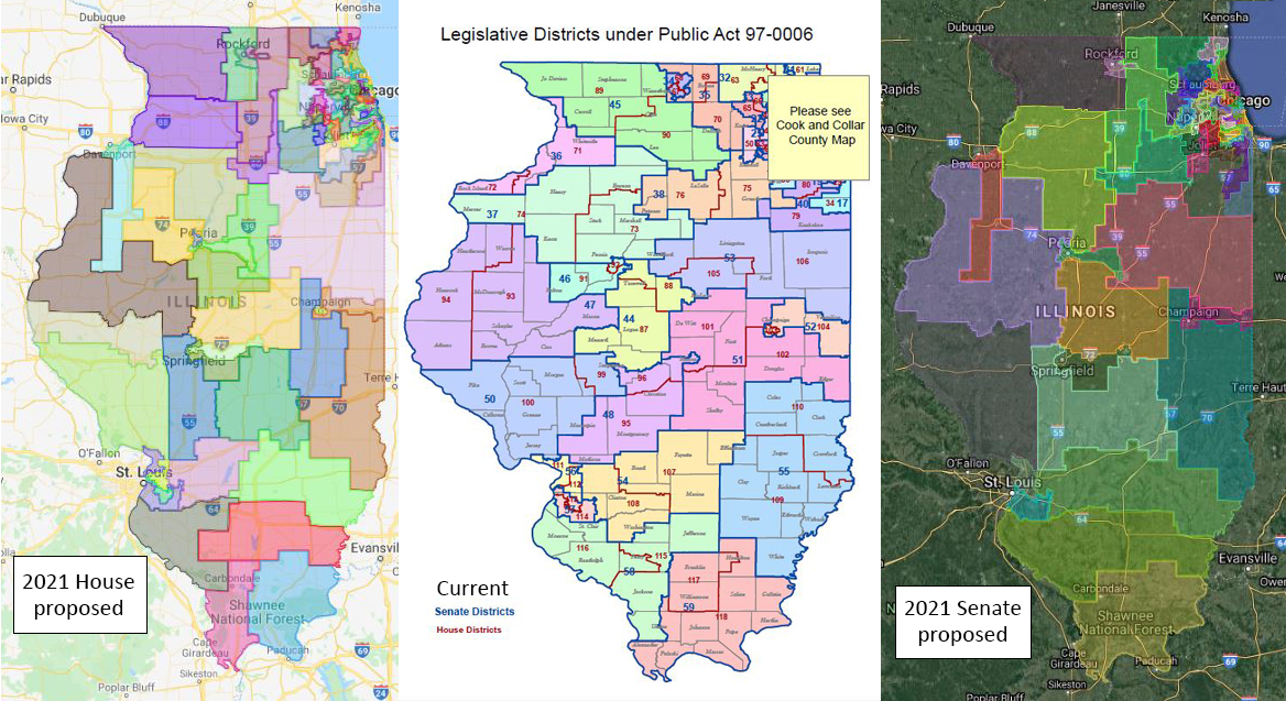 Illinois State Senate District Map 2024 - Nola Terrye