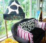 CREATIVE FAMILY FUN: Get creative with cow-print lampshade