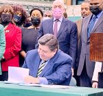 Pritzker signs final first-term budget ahead of reelection push