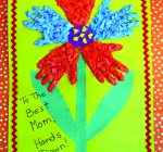 CREATIVE FAMILY FUN: Make a handprint bloom card for Mom