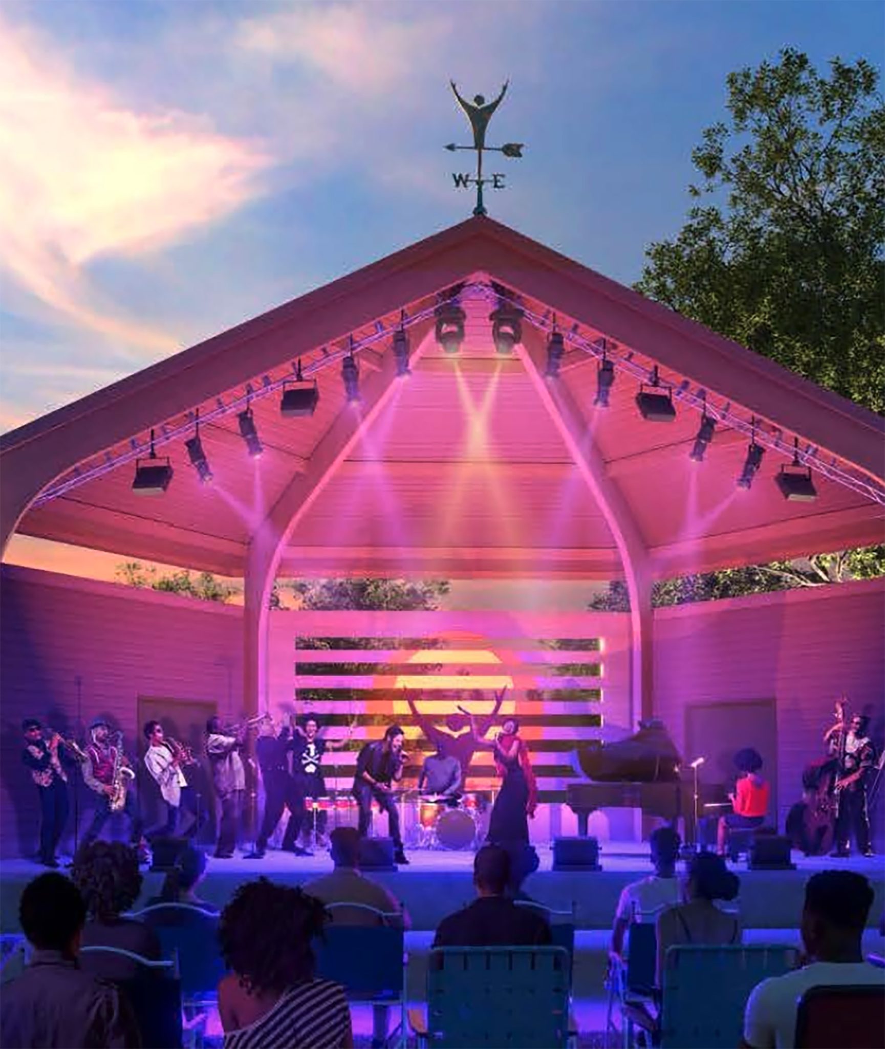 Work on permanent outdoor concert venue set to start at Levings Park