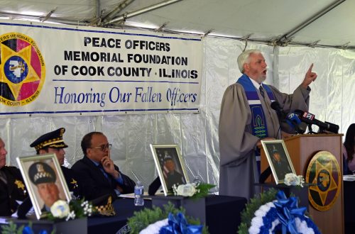 Solemn ceremony remembers fallen Cook County police responders