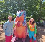 Vivid creatures invade arboretum