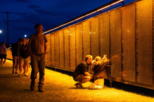 Viet Nam Veterans Memorial replica wall stops in Antioch