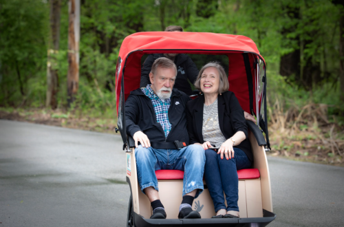 Seniors get the thrill of cycling without risks